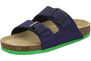 AFS-Schuhe 1100, Pantoletten Kinder aus Leder, Hausschuhe für Kindergarten & Grundschule