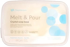 THESOAPERY Base de Jabón Derretir y Verter Aceite de Argán ,1 KG