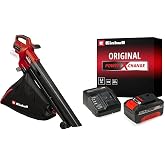 Einhell VENTURRO 18/210 - Solo, Ak&uuml;l&uuml; Yaprak Toplama ve &Uuml;fleme + Einhell 18V 4,0 Ah PXC Starter Kit, Ak&uuml; & Şarj Cihazı