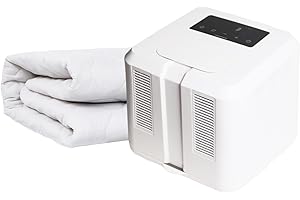 Hydro Snooze Water Cooling and Heating Mattress Topper, Mattress Cooling Bed Pad for Night Sweat, Ideal for Hot Sleepers, 15°C - 55°C, Comfort for All Seasons, 160 cm x 200 cm, King