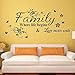 Produktbild emiracleze (TM) Warm und Sweety Family Love abnehmbarer Wandbild Wandtattoo Aufkleber für Wohnzimmer Home Decor