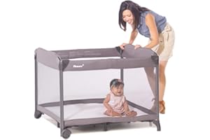 Joovy Room² Playard - Parco Giochi Portatile, Box, Carbone, color Grigio, 13400 g