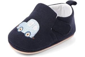 Cheerful Mario Primeros Pasos Zapatos para Bebé Niñas Niños Zapatillas de Estar por casa Suela Blanda Respirable Pantuflas Infantiles