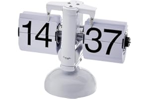 ‎EICHMÜLLER SINCE 1950 Eichmüller since 1950 Retro Flip Uhr - Tischuhr - weiß weiß