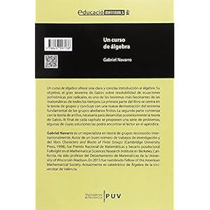 Un curso de álgebra (2ª ed.) (Educació. Sèrie Materials)