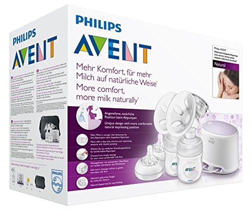 Philips Avent SCF334/02 Elektrische Komfort-Doppelmilchpumpe (inkl. Naturnah-Flasche) - 8