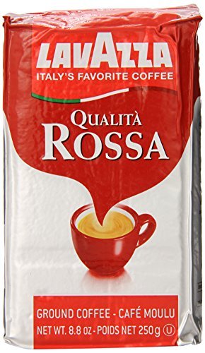 Preisvergleich Produktbild Lavazza Qualita Rossa, Caffe Ground Espresso, 8,8 g Bag PackageQuantity: 1