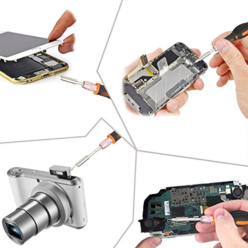 53tlg. Feinmechanik Präzisions Schraubenzieher Bitset Uhrmacher Schrauberdreher Set Reparatur Werkzeug - 7