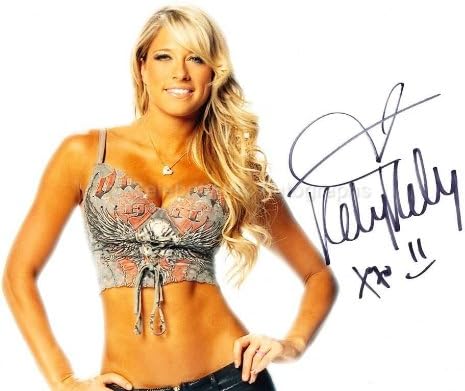 KELLY KELLY aka Barbie Blank - WWE/ECW Wrestler GENUINE AUTOGRAPH
