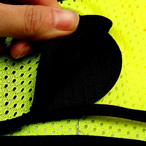 KING DO WAY Reflektierende Warnweste Sicherheitsweste Unfallweste Sicherheitswarnweste Laufen Joggen Wandern Radfahren Sicherheits - 4