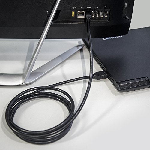 Rankie 2-Stücke 1.8m HDMI Kabel Hochgeschwindigkeits Ethernet, 3D, und Audio-Return (Schwarz) - 5