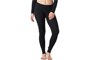 LAPASA Damskie legginsy w 100% z wełny merynosów, wysokiej jakości wełna z merynosów, ciepła i oddychająca bielizna termiczna, dolna część (L49)