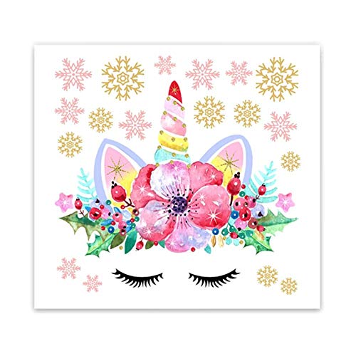 Preisvergleich Produktbild ouyalis Wohnaccessoires Wandaufkleberwandaufkleber DIY Sterne Nette Blume Tiere Vinyl Home Wandtattoos Kinderzimmer Mädchen