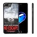 Produktbild No Escape Hülle iphone 7 [4.7 Zoll] Handy Schutz Hülle - Motiv Liebe Movie Hart Fall für iphone 7, Cover für iphone 7 [4.7 Zoll] [Mädchen Sprüche Matt Glitzer]
