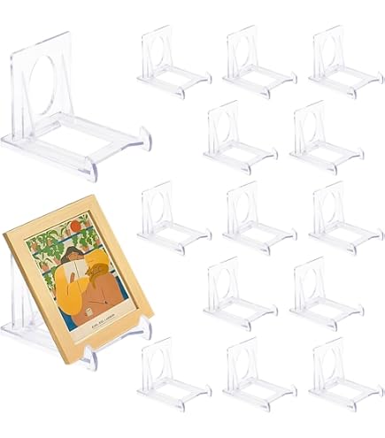 27 Stück Acryl Tellerständer – 6,5 X 5 X 5,5 Cm, Transparent, Verstellbar, Für Display & Deko