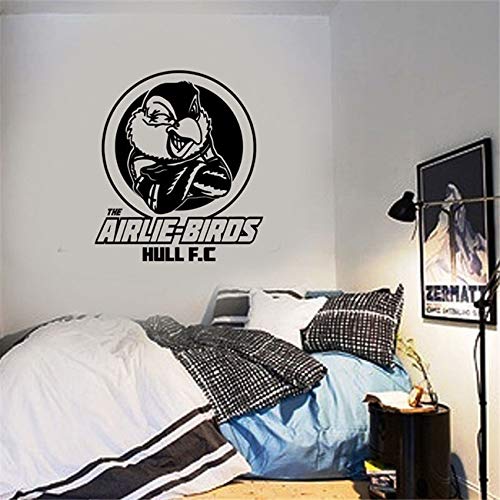 Preisvergleich Produktbild zqyjhkou Spiele Rumpf Fc Airlie Vogel Wandaufkleber Für Kindergarten Kinderzimmer Aufkleber Wandbild Spielzimmer Zitat Kunst Wohnkultur Vinyl Poster C262 33X37 cm