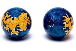 PANOTOPHIA Qi Gong Kugeln Gelber Drache - 4 cm