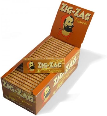 Box Of 50 Zig Zag Liqourice Smoking Papers