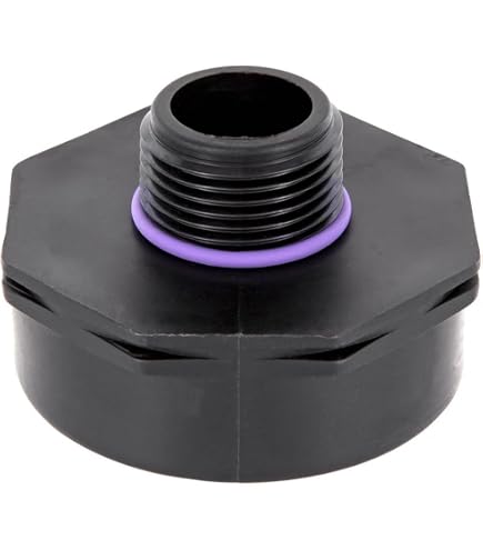 MegaHaustechnik Schlauchtülle Aus Kunststoff – 25 Mm Außendurchmesser, 1 1/4" IG, Trinkwassergeeignet Für Garten & Haus