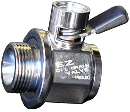 EZ (EZ-103) Silver 12mm-1.25 Thread Size Oil Drain Valve by EZ Oil Drain Valve