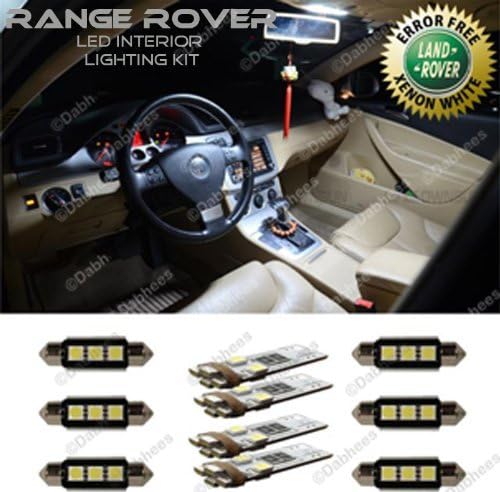 WHITE CANBUS ERROR FREE INTERIOR CAR LED LIGHT BULBS KIT (White)