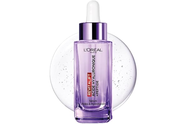 L’Oréal Paris – Sérum Anti-Rides & Anti-Âge – 1.5% Acide Hyaluronique Pur – Soin Visage Hydratant, Repulpant & Lissant – Pour Tous Types de Peaux – Revitalift Filler – 30 ml