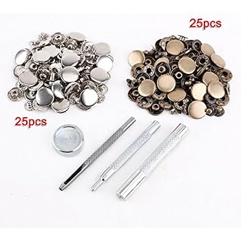 Kit De 323 Boutons Pression + Outils - Pour Couture, Réparation Vêtements - Pratique Et Complet