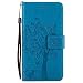 Produktbild Nancen Tasche Hülle für Huawei Honor 7i / Shot X (5,2 Zoll) Flip Schutzhülle Zubehör Lederhülle mit Silikon Back Cover PU Leder Handytasche im Bookstyle Stand Funktion Kartenfächer Magnet Etui Schale