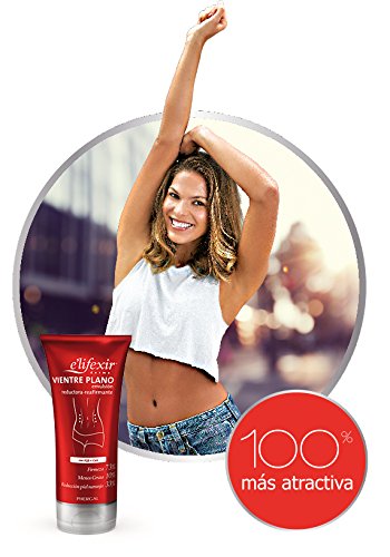 Elifexir Vientre Plano 200ml, Gel de Rápida Absorción que Reafirma y Quema Grasa Localizada en Abdomen. Reduce, Tonifica y Evita Estrias con Activo PQ8, CoA y Extracto de Centella Asiática.