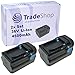 Produktbild 2x Hochleistungs Li-Ion Akku, 36V / 4000mAh für Hilti TE6A TE-6A TE-6A TE7A TE-7A TE-7-A Bohrhammer Schlagbohrmaschine Akkuschrauber Bohrmaschine ersetzt B36 B-36 B-36-V B36 Battery Accu
