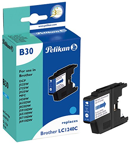 Preisvergleich Produktbild Pelikan Druckerpatrone B30 ersetzt Brother LC1240C, Cyan