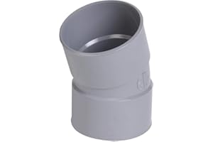 coude pvc - femelle / femelle - 20 degrés - diamètre 80 mm - nicoll cr22