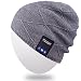 Produktbild Mydeal Wireless Bluetooth Mütze Hut Kopfhörer Musik Audio Cap für Frauen Männer mit Lautsprecher & Mikrofon Freisprecheinrichtung im Freien, kompatibel mit Iphone 8/8 plus, Samsung, beste Weihnachtsgeschenke - Grau