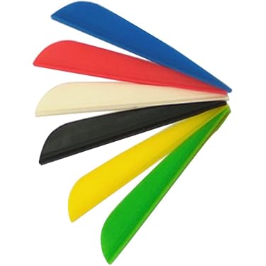 50 Vanes Plastique Pour Flèches Tir à L'arc - Multicolores