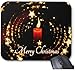 Produktbild Frohe Weihnachten Kerze Sterne Abbildung Mauspad 9,84 x 11,8 Zoll