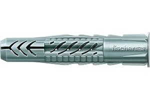 Fischer 062762 UX-R Universal Plugg, Zink, 8 x 50 mm, 50 stycken