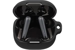 ‎GENERIC Silikon Hülle kompatibel mit soundcore by Anker Liberty 4 NC Bluetooth-Kopfhörer Schutzhülle mit Bergsteigschnalle - Etui Case Cover Schoner Earphone Protector