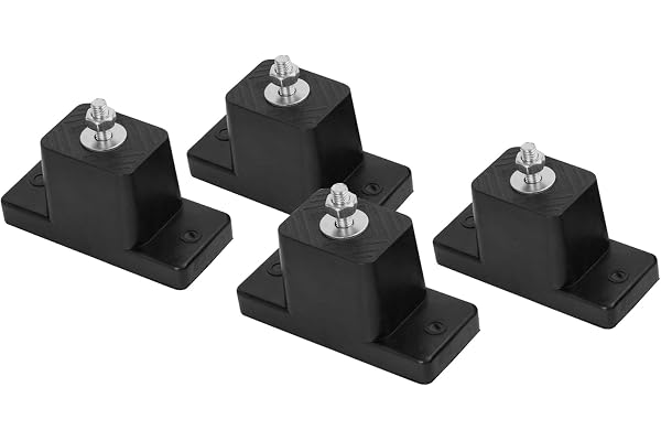 Wostore vibrationsdämpande fötter för luftkonditionering, 4 st M8 stötdämpare för värmepumpar och split-luftkonditioneringar