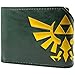 Price comparison product image Zelda Hyrule Breath of the Wild Green Coin & Card Bi-Fold Wallet