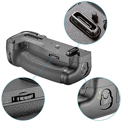 Neewer Bloc Batterie Grip Poign  e d Alimentation Extension de Batterie Remplacement de Nikon MB-D16 Comme EN-EL15 Batterie pour Nikon D750 Reflex Num  rique