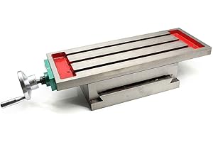 SHZICMY XY - Tavolo a croce, per fresatura, tavolo forato, banco a vite, adatto per macchine CNC, 450 x 170 mm