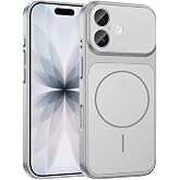 Spia Apple iPhone 17 ile Uyumlu Kılıf G&uuml;m&uuml;ş Sorm Kablosuz Şarj &Ouml;zellikli Kapak (Apple iPhone 17 ile Uyumlu, G&uuml;m&uuml;ş)