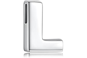 CANDYFANCY Ciondolo con Iniziale Argento 925 Amore Cuore Simboli & Pendente Personalizzata Alfabeto Nome A-Z Collana Piccolo Catena Donna Uomo