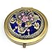 chinkyboo Retro Bronze Vintage Multiple Pattern Diamond Handbag Pocket Make Up Compact Mirror Gift