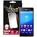 Produktbild Anco Hybrid Panzerglas / Displayschutzfolie Schutzglas für Sony Xperia M5 - hochtransparent, kratzfest (8H), stoßdämpfend - (Inhalt: 1x Glasfolie + 1x Poliertuch + 1x Applikator) - Echtglas kombiniert mit PET-Folie