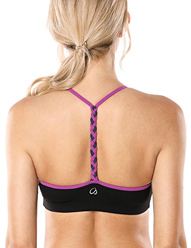 CRZ YOGA Damen Yoga Sport BH - ohne Bügel Fitness Joggen Bra Top