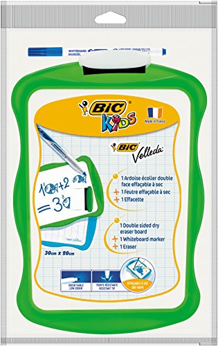 BIC KIDS Whiteboard Velleda, 20 x 30 cm, farbig sortiert - 9