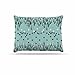 Produktbild Kess eigene Zara Martina Mansen "Drop von Memphis blau" Aqua grau Hundebett, 76,2 x 101,6 cm
