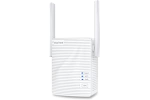 ‎BROSTREND BrosTrend 1200 Mbit/s WLAN Repeater Wi-Fi Amplifier for Home, Coverage up to 110 m², Easy Setup, Works with All WLAN Routers