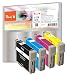 Produktbild Peach Spar Pack Tintenpatronen kompatibel zu Epson T1295